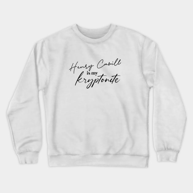 Henry Cavill Appreciation Note Crewneck Sweatshirt by Nixart